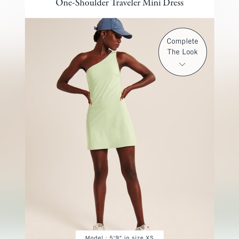 Abercrombie one shoulder travelers dress